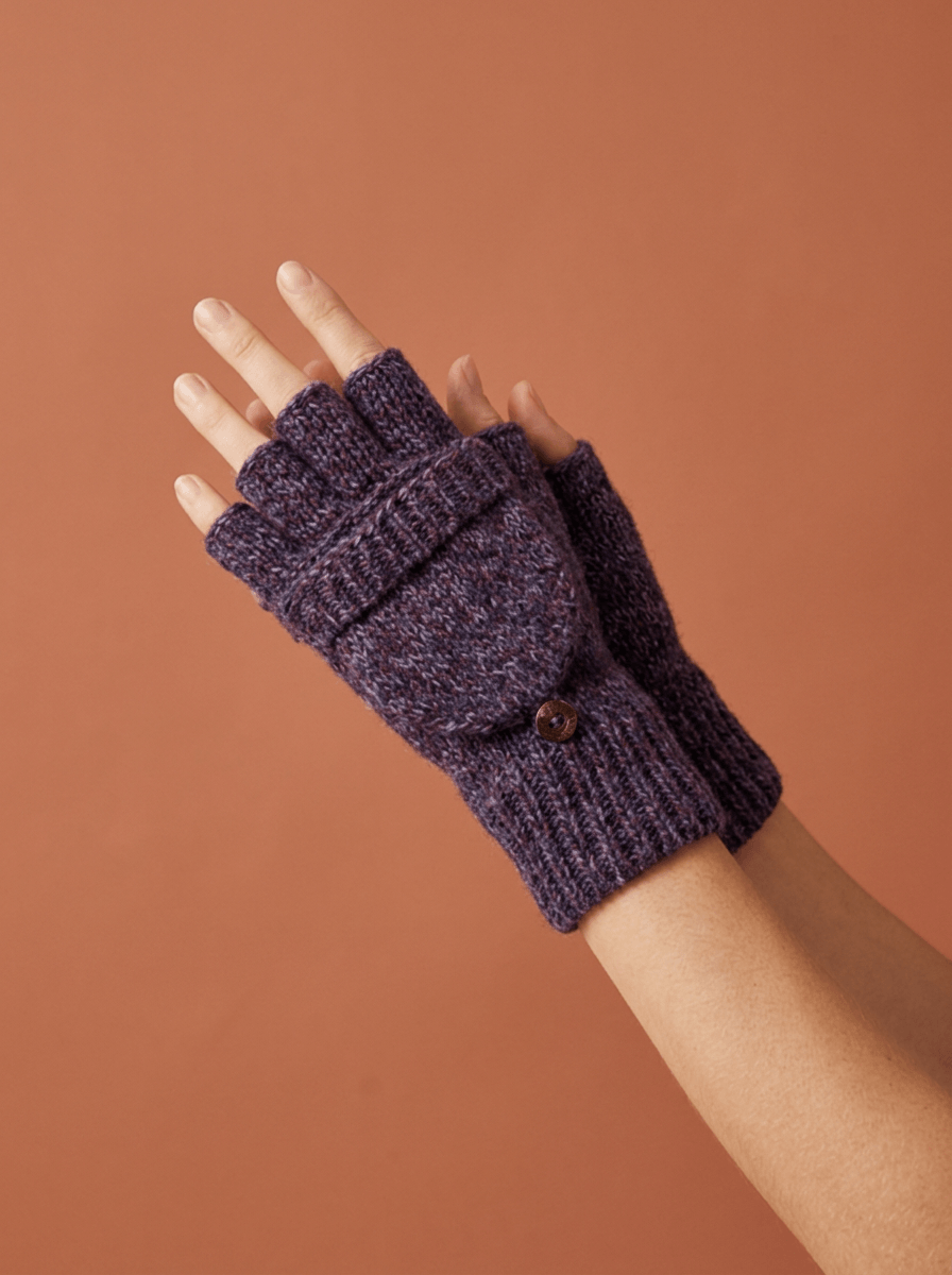 Thick Knit Alpaca Glittens